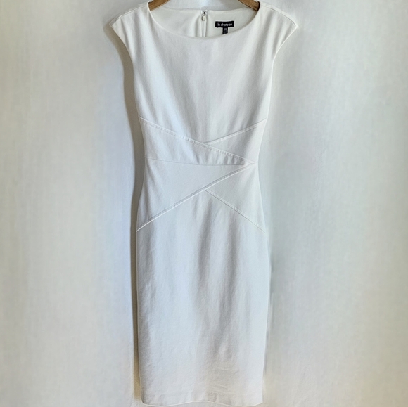🇨🇦 Le Chateau White Bodycon Dress - Picture 3 of 13